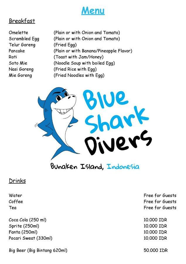 Blue Shark Divers Bunaken Kültér fotó